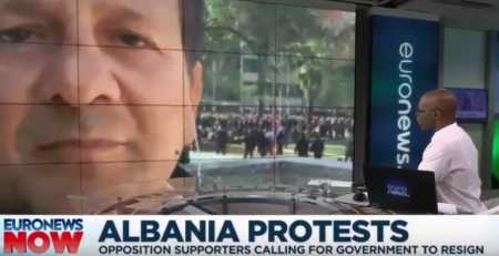 Transmetim live/Gjigandi mediatik Euronews i ka dhënë hapësirë protestës së opozitës[VIDEO]