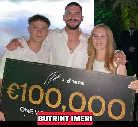 Butrint Imeri e mban fjalën, i dhuron riu të riut 100 mijë EURO