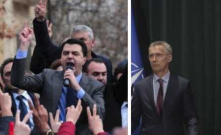 ‘Asnjë hap pas’, Basha reagon pas thirrjes së shefit të NATO-s [VIDEO]